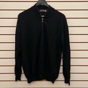 Black Canali lightweight sweater